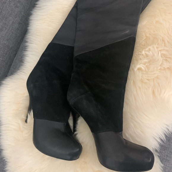 House of Harlow 1960 Suede/Leather Boots Sz: 39.5 - Picture 4 of 8